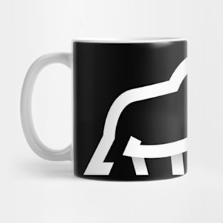 simple gorilla icon Mug